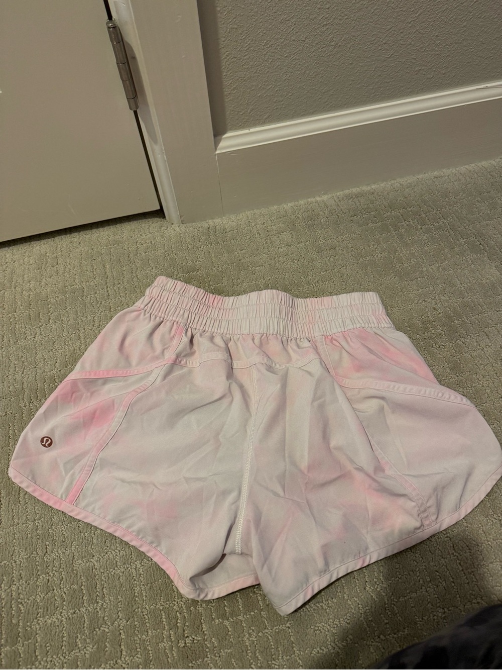 Lululemon Pink Tie-Dye Running Shorts 💗